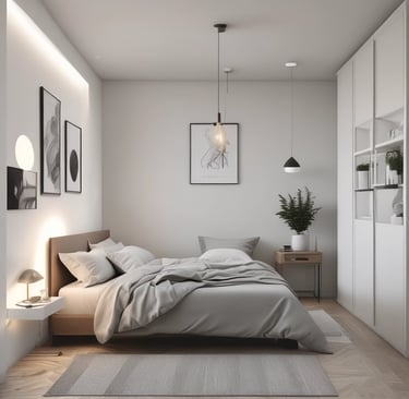 A cozy nursery corner with a baby mattress and soft toys.