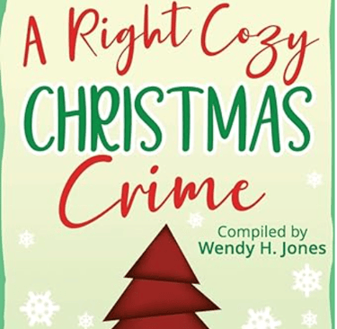 This is a book cover with the title A Right Cozy Christmas Crime