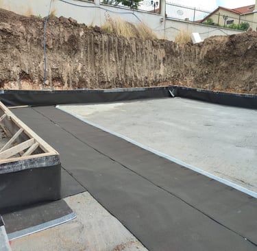 proof membran ile temel su yalıtımı