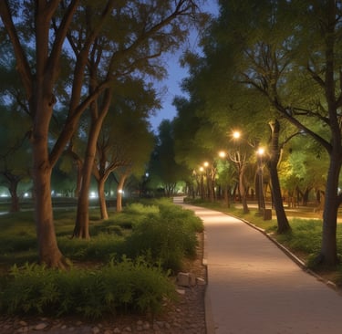 A vibrant commercial zone with local shops and friendly community atmosphere.