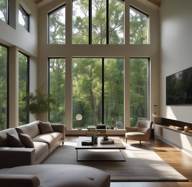 Una sala de estar moderna y lujosa con aroma  Hilton hotel