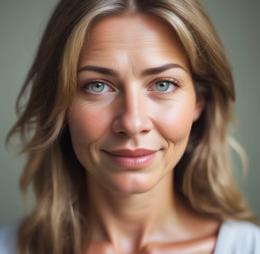 Smiling child jumping inside a colorful bouncy castle at an outdoor event.