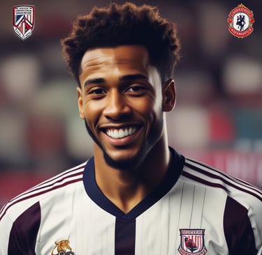 A group of young men playing a game of soccer