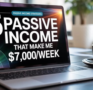 5 Passive Income Ideas That Make Me $7,000/Week.