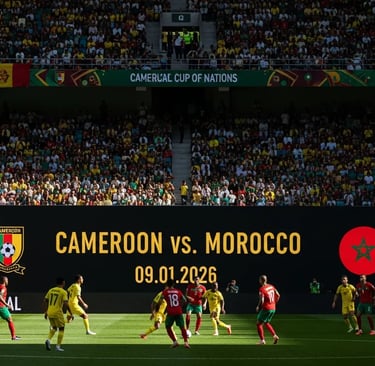 African Cup of Nations Quarter-final: Cameroon vs. Morocco 09.01.2026.
