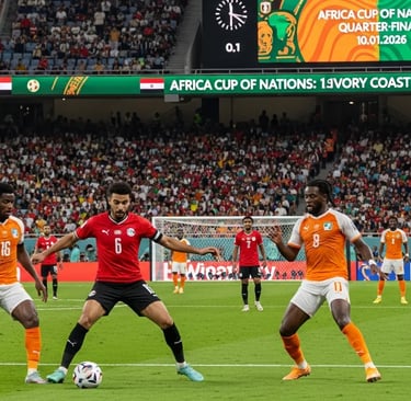 Africa Cup of Nations Quarter-Final:  Egypt vs. Ivory Coast 10.01.2026