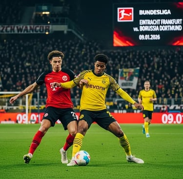 Bundesliga: Frankfurt vs. Dortmund 09.01.2026