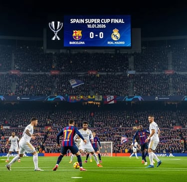 Spain-Super Cup-Final: Barcelona vs. Real Madrid | 10.01.2026.