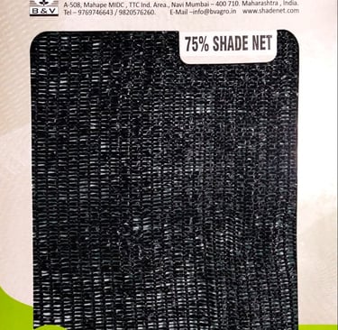 Black HDPE Shade Net for Agricultural Applications