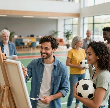 Bright living room with modern inventory