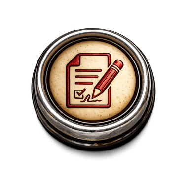 Icono de contratos editoriales y acuerdos de explotación de obras.