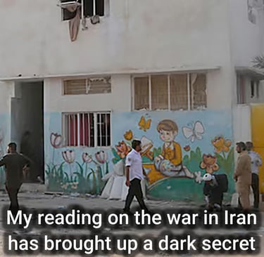 Image of the girl's school in Iran that the US bombed