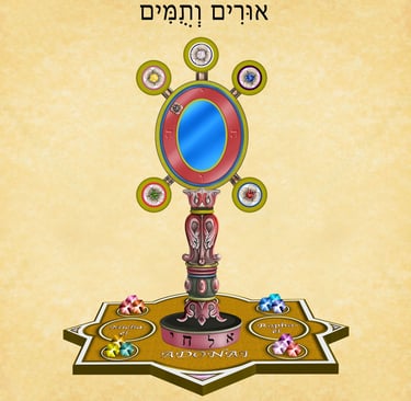 Rosicrucian Urim and Thummim Plate and Scrying Mirror