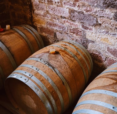 Wine barrels