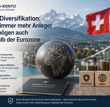 Konto-Diversifikation außerhalb der Eurozone — Swiss-Konto | May-Finanz Postbauer-Heng