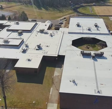 Commercial Roof replacement for Elementary school