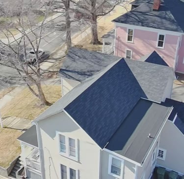 Residential roof replacement done in Keswick