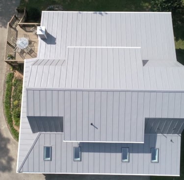 standing seam metal roof replacement Charlottesville VA