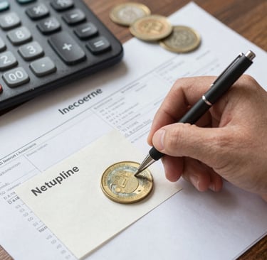 a woman holding a tablet with a chart on it
