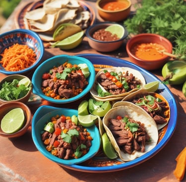 A lively local market scene with colorful fruits and friendly vendors, capturing cultural immersion.