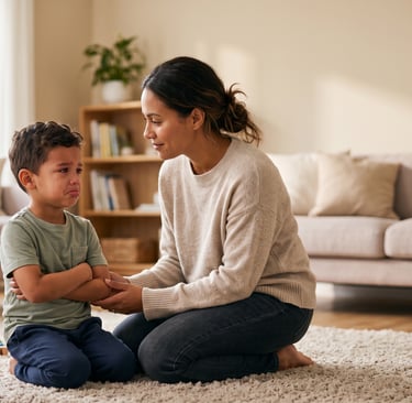 How to Calm a Child Down When Angry | Lume Guide gentle parenting tips