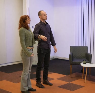 Momentka z NLP sezení a osobního rozvoje.