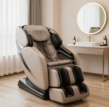 Cozy corner with plush chairs and soft lighting, inviting relaxation and elegance.