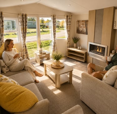 static caravan for sale weardale, linburn beck, hamsterley