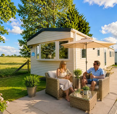 static caravan for sale linburn beck, hamsterley, weardale