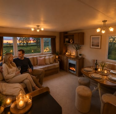 static caravan for sale linburn beck, hamsterley, weardale