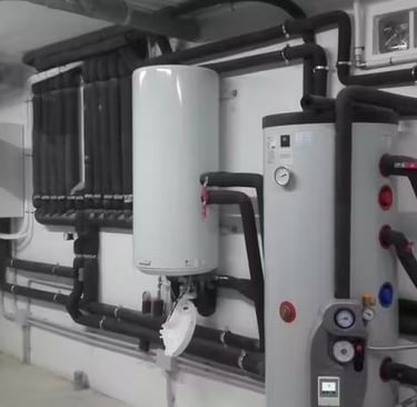 Instalación de aerotermia.