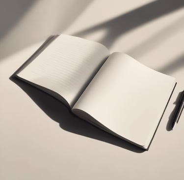 A close-up of hands solving a challenging puzzle book page, with a cup of tea nearby on a wooden table.