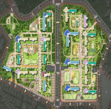 하남스타포레1.2차배치도