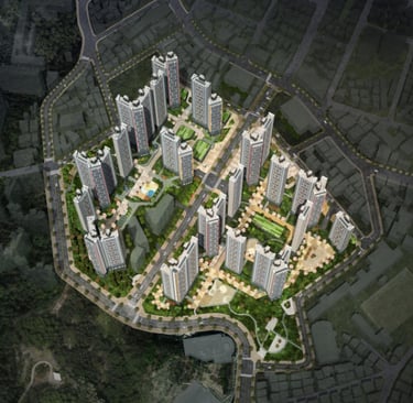 하남스타포레1.2차 조감도