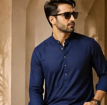 Stylish men fashion wear collection showcasing modern traditional and casual outfits for men category