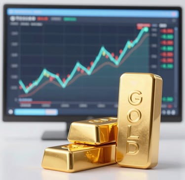 stacked gold bullion bars
