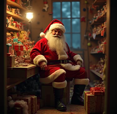 joulupukki pajassaan