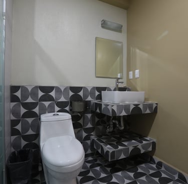 Baño completo en bungalows Aleday Los Ayala Nayarit