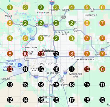 google business profile map