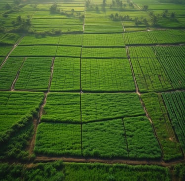 Vibrant green leaves thriving after being treated with natural liquid fertilizer from Greenroot Naturals.