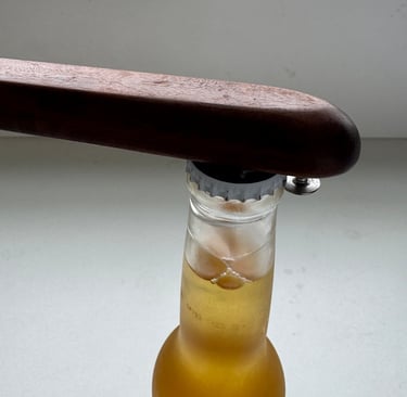 abridor de garrafas manual com parafuso em aço inox