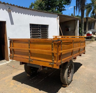 Carreta depois de restaurada