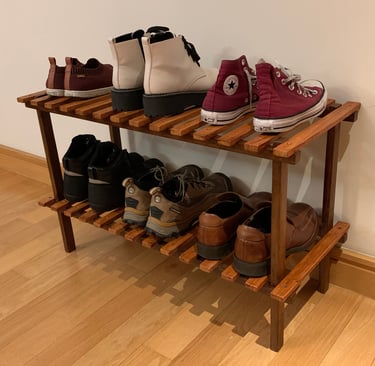 Sapateira media em cumaru 