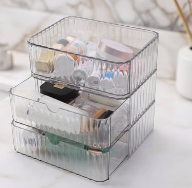 stackable PET drawer storage boxes wholesale
