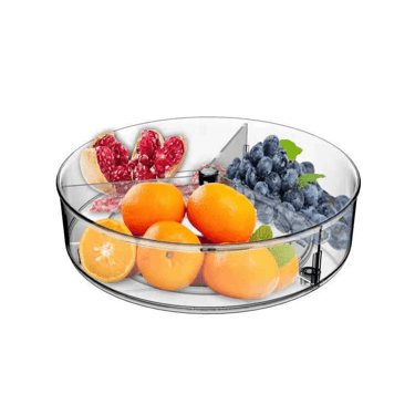 rotating PET fruit tray divider organizer wholesale