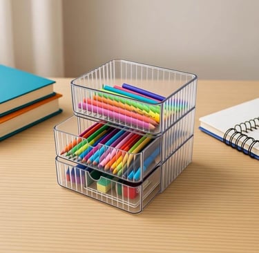 stackable PET drawer bins pull out design wholesale