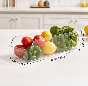 stackable PET fridge bins for food storage wholesale