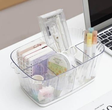 PET desktop organizer tray multi compartment wholesale