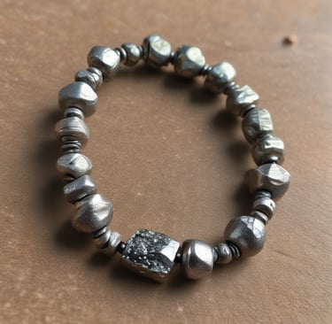 A close-up of a person's midsection highlighting fashionable accessories. The hands are adorned with rings and manicured nails, one hand resting on a belt with a designer logo while the other holds a pair of designer sunglasses. The apparel appears to be high-end and stylishly coordinated.