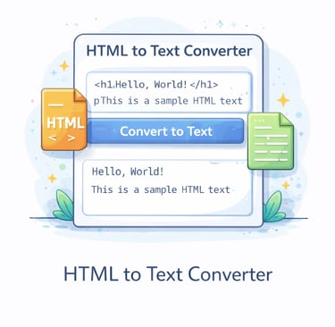 HTML to Text Converter
